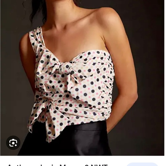 Anthropologie- Maeve one shoulder top - Picture 5 of 5